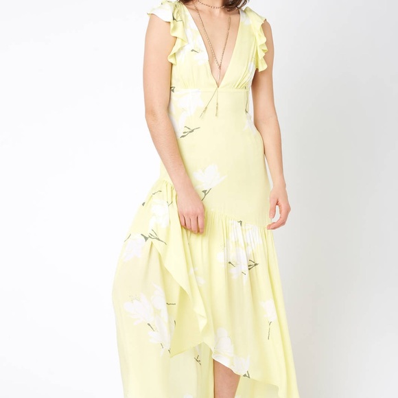 Free People - yellow floral dress - Picture 5 of 5